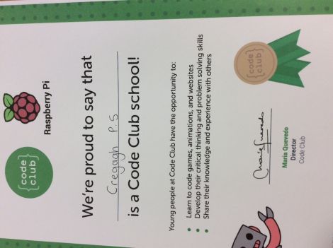 We are a proud Code Club School