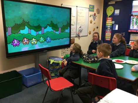 Learning animal names.